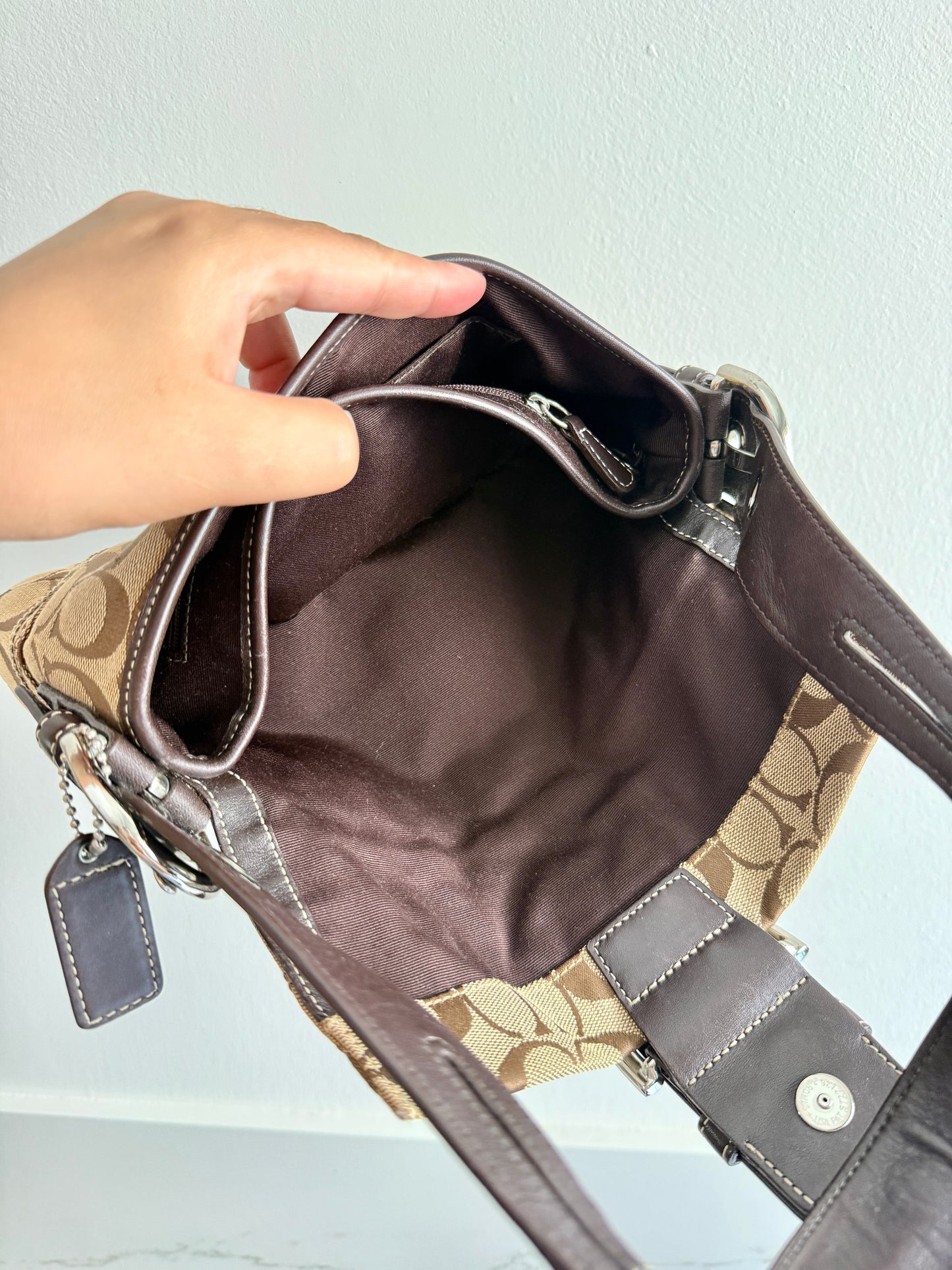 Super Rare Coach Soho Signature Shoulder Bag