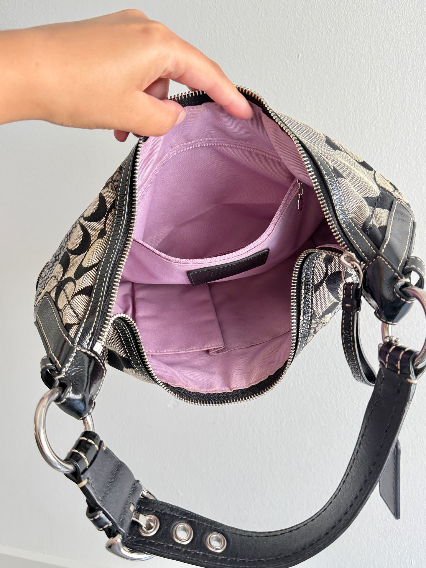 Super Rare Coach Soho Patchwork Signature Shoulder Bag