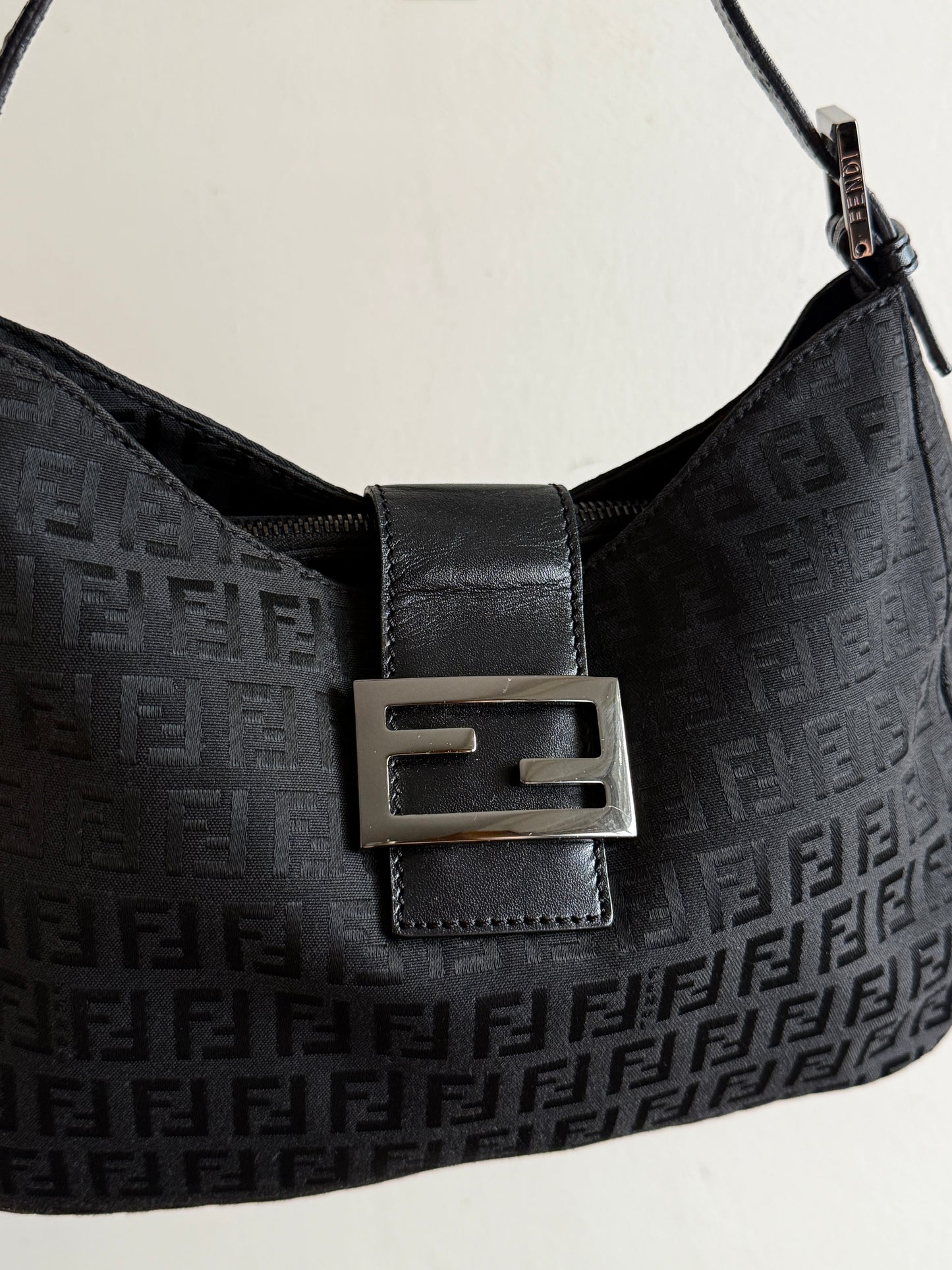 Fendi Baguette Zucca Shoulder Bag