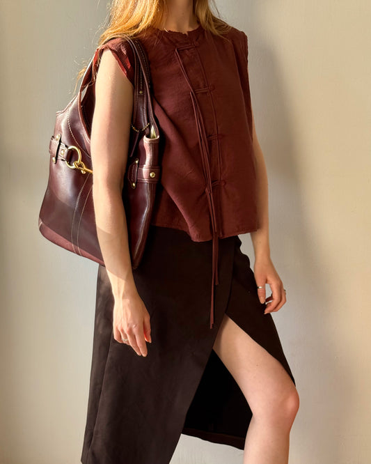 Coach Ergo Leather Shoulder Bag