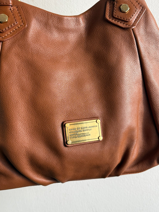 Marc by Marc Jacobs Classic Q Fran Leather Shoulder Bag