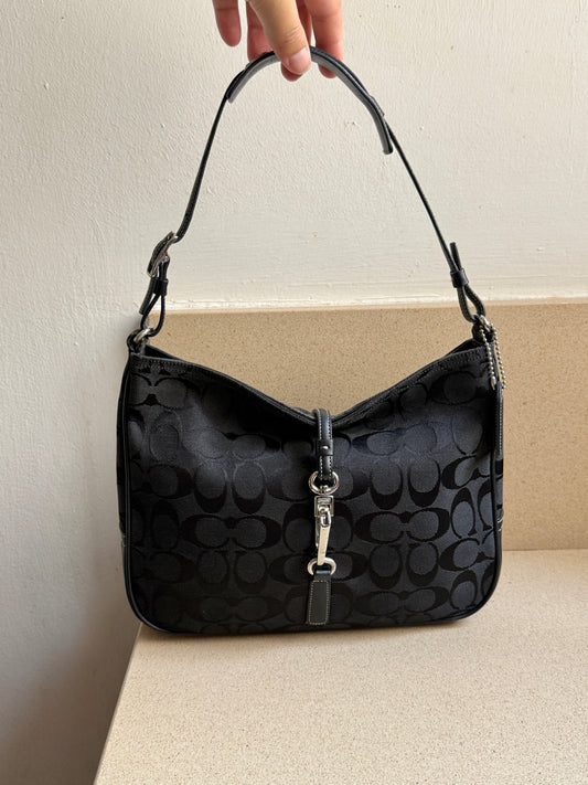 Rare Coach Hampton Signature Shoulder Bag