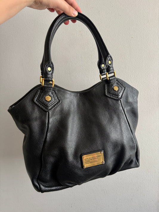 Marc by Marc Jacobs Classic Q Fran Leather Shoulder Bag