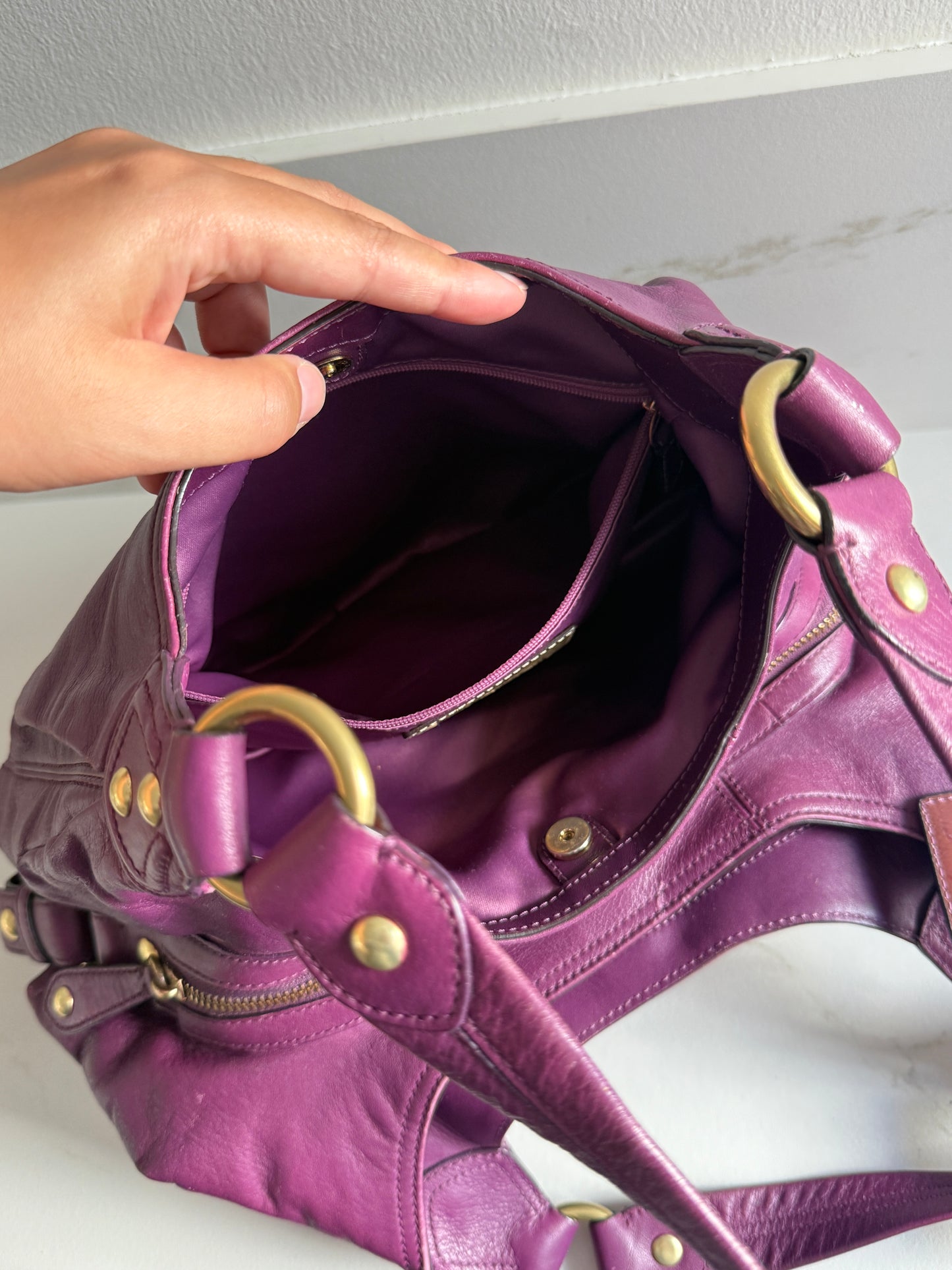 Rare Coach Madison Maggie Leather Shoulder Bag
