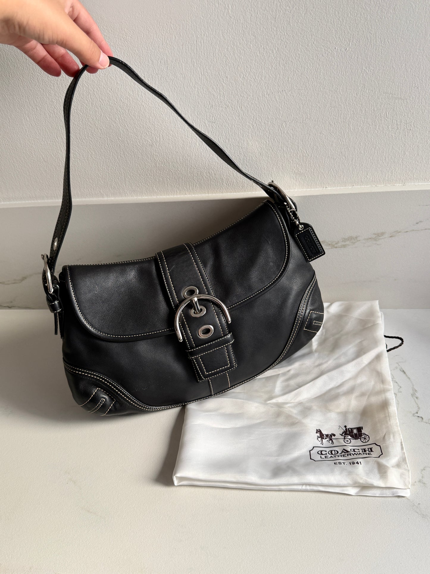 Super Rare Coach Soho Leather Shoulder Bag