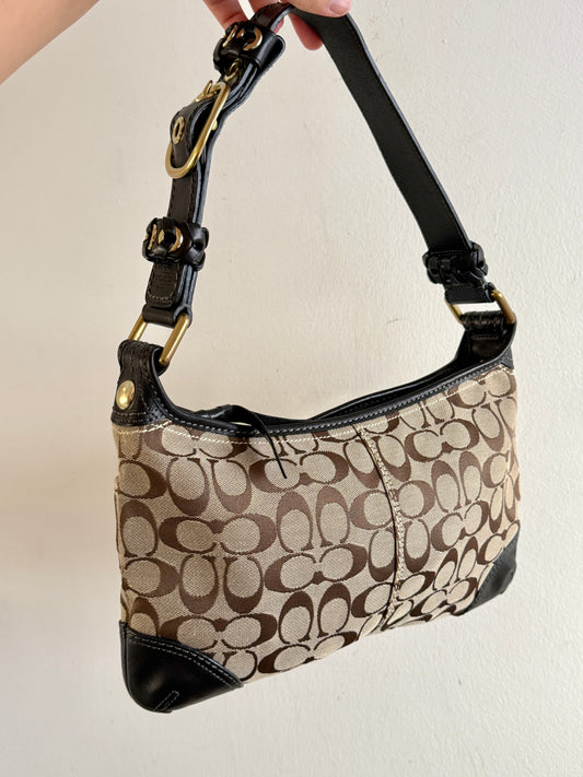 Coach Bleecker Signature Shoulder Bag