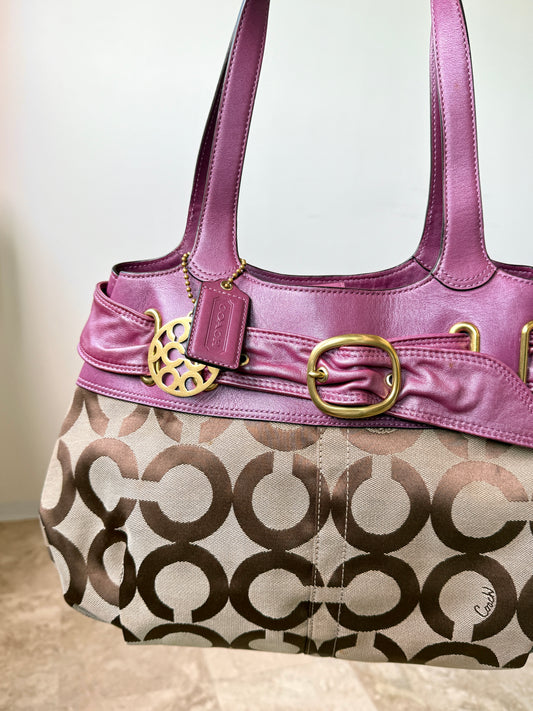 Super Rare Coach Op Art Shoulder Bag