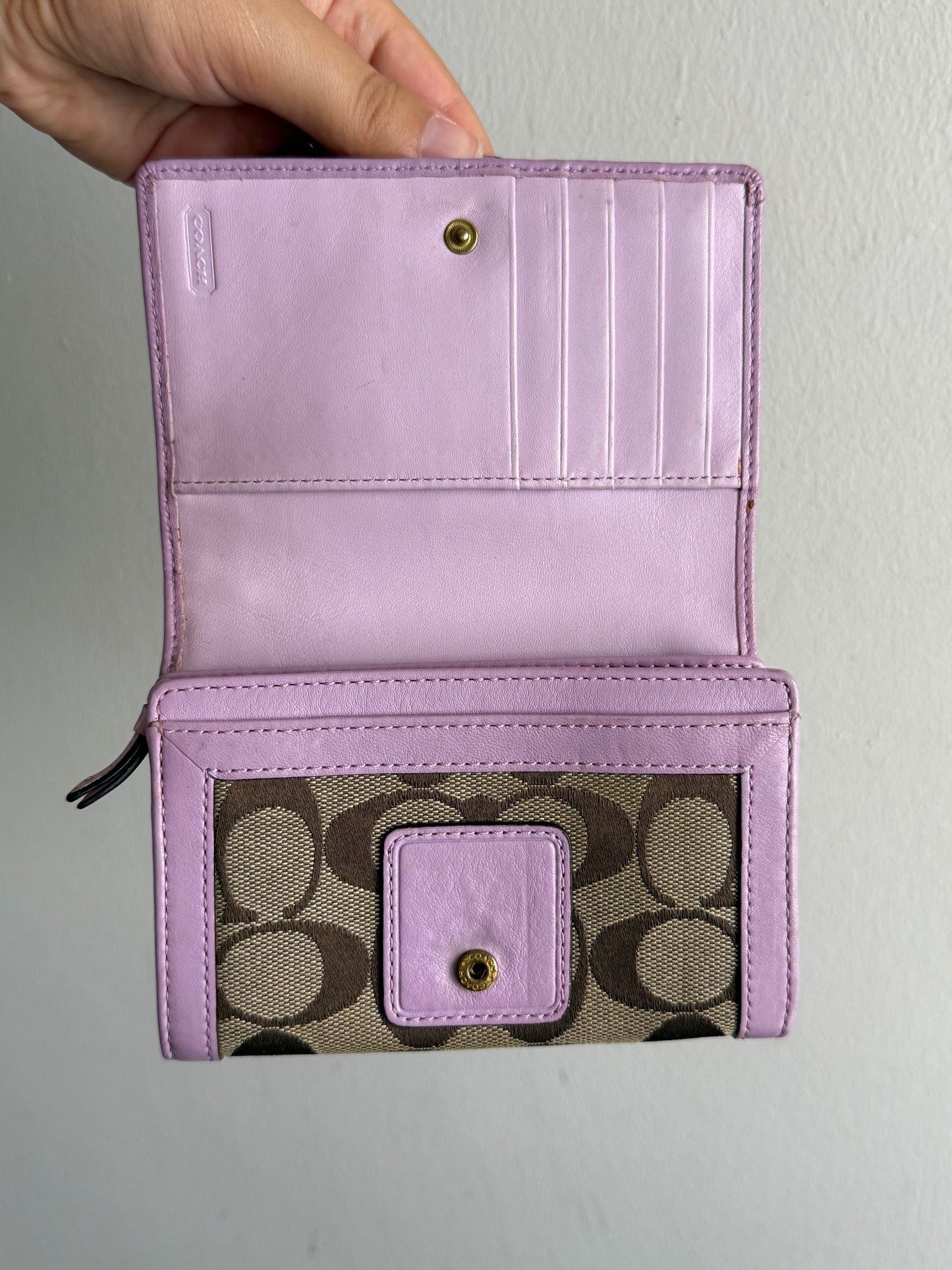 Rare Coach Soho Signature Wallet