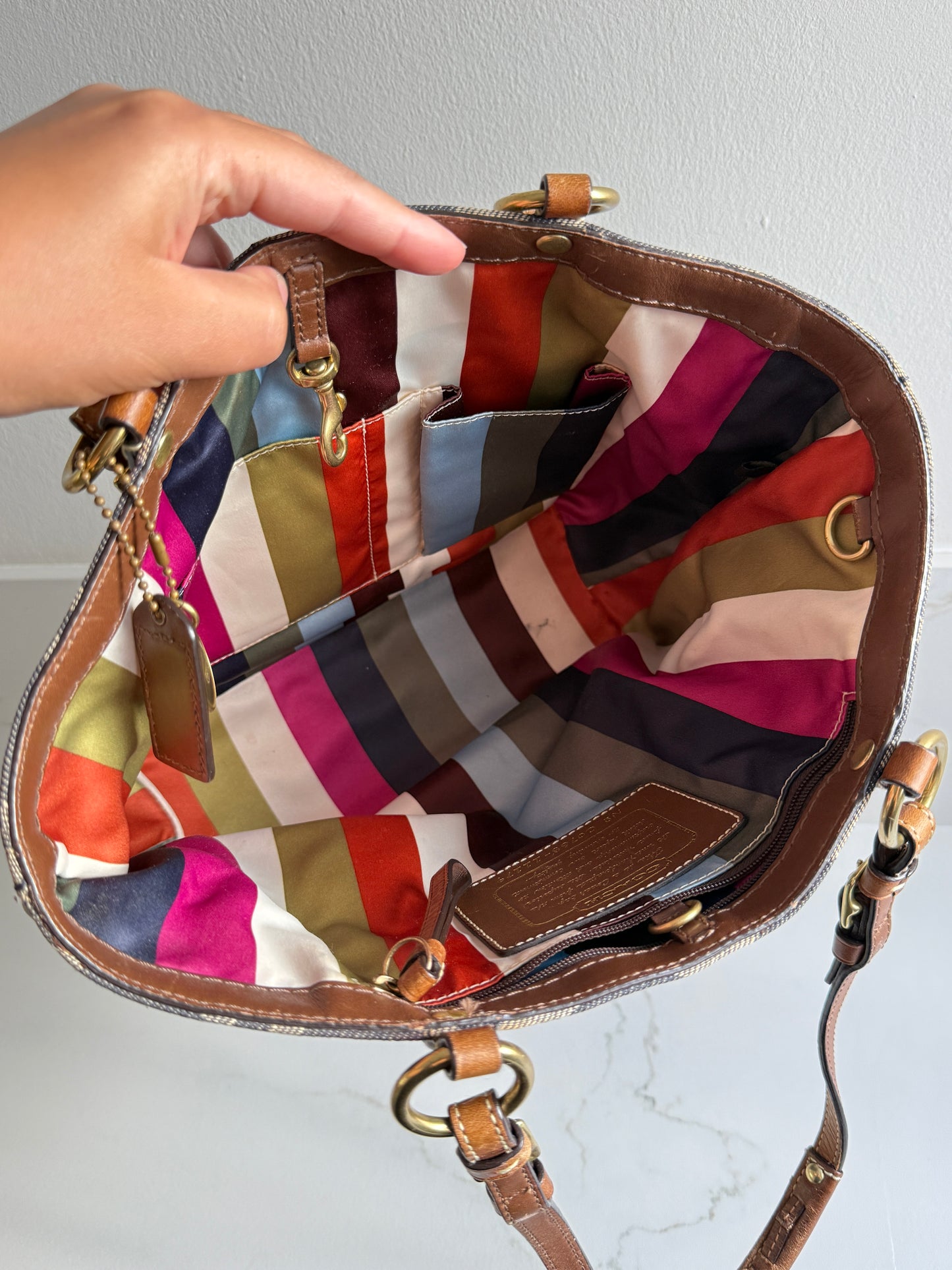 Coach Legacy Denim Shoulder Bag