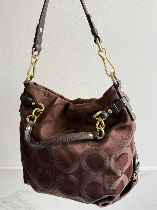 Coach Brooke Op Art Shoulder Bag