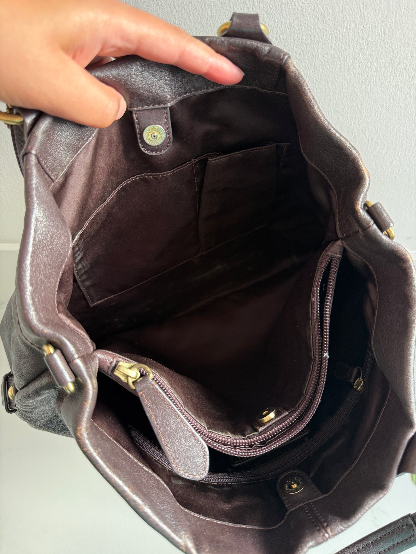 Super Rare Coach Ashley Leather Carryall Shoulder Bag