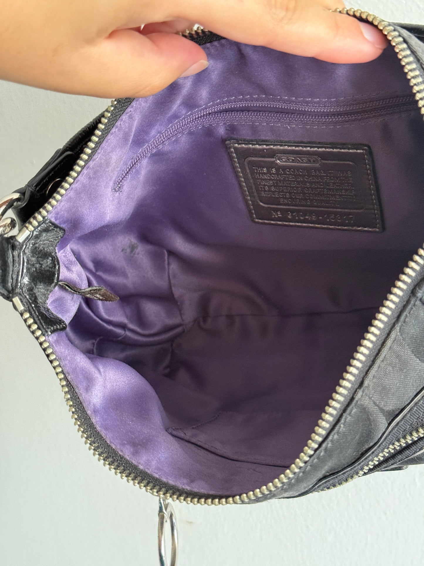 Rare Coach Poppy Signature Shoulder Bag