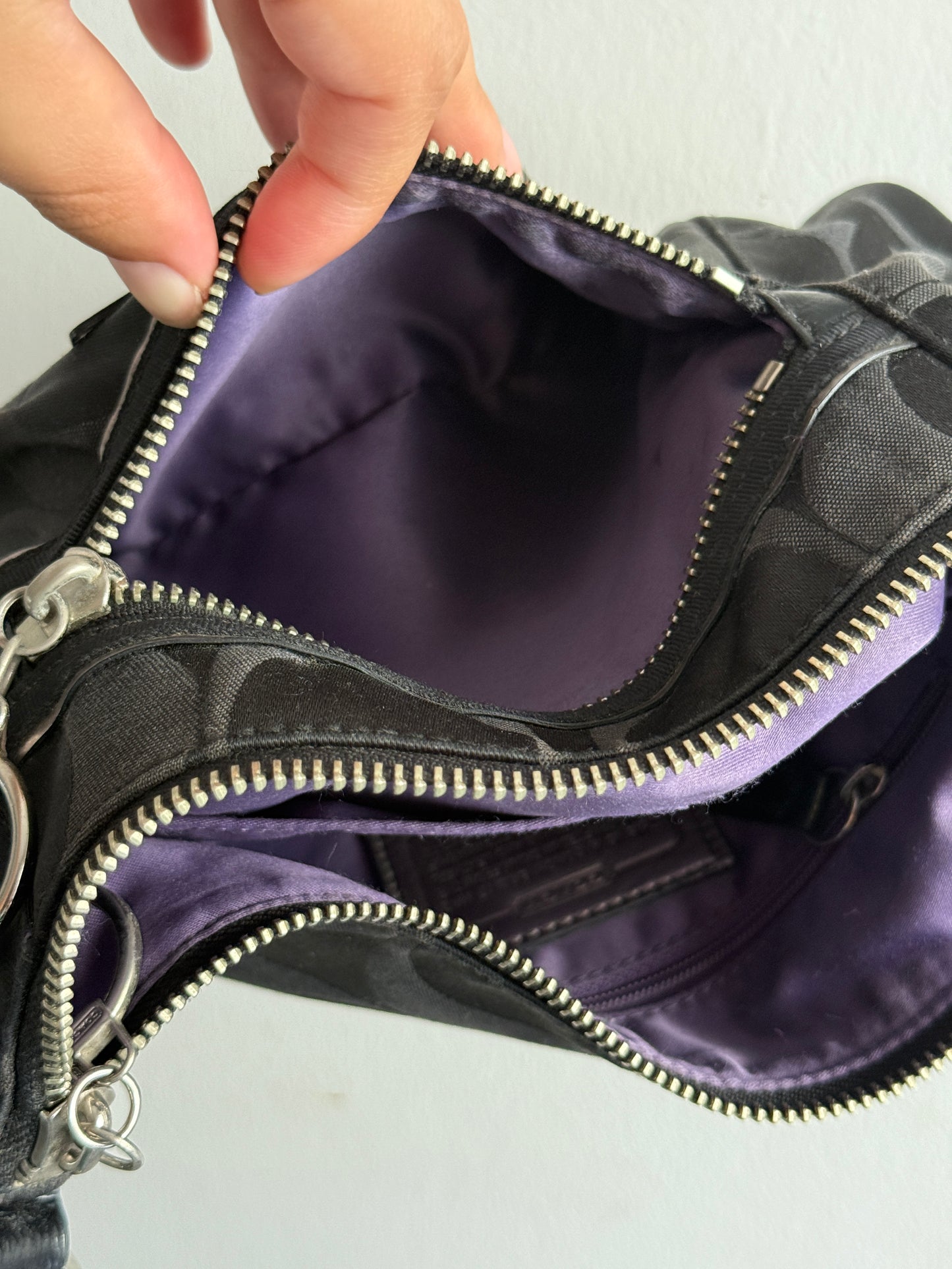 Rare Coach Poppy Signature Shoulder Bag