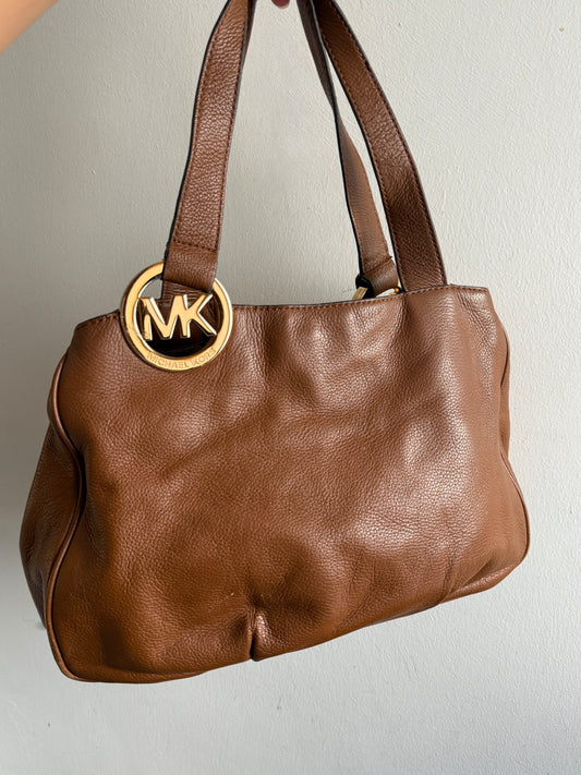 Michael Kors Fulton East West Leather Tote Shoulder Bag