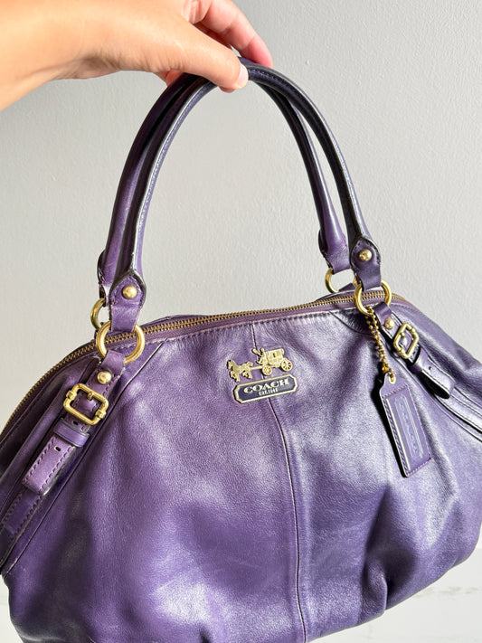 Coach Madison Sophia Leather Shoulder Bag