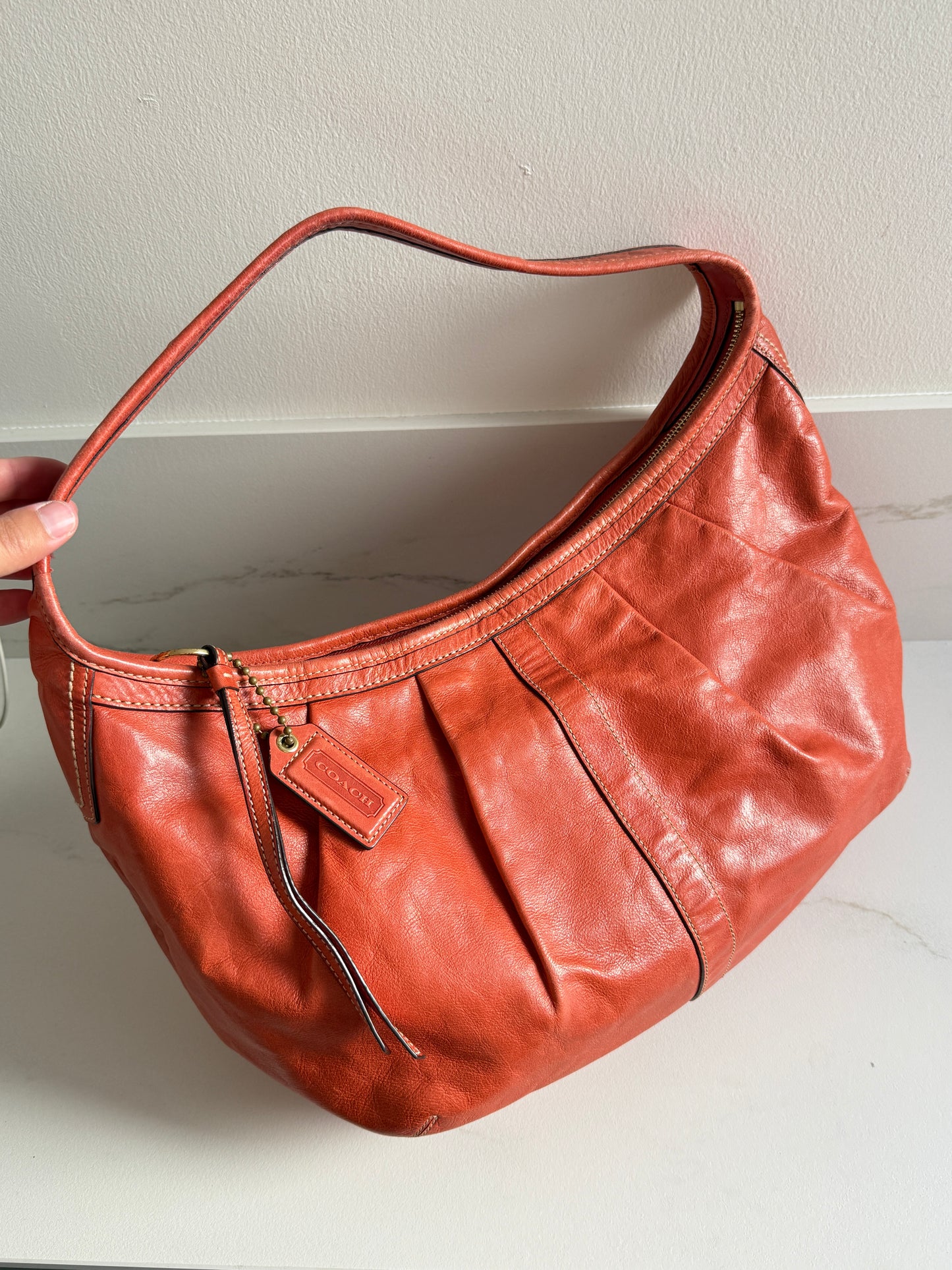 Super Rare Coach Ergo Leather Shoulder Bag