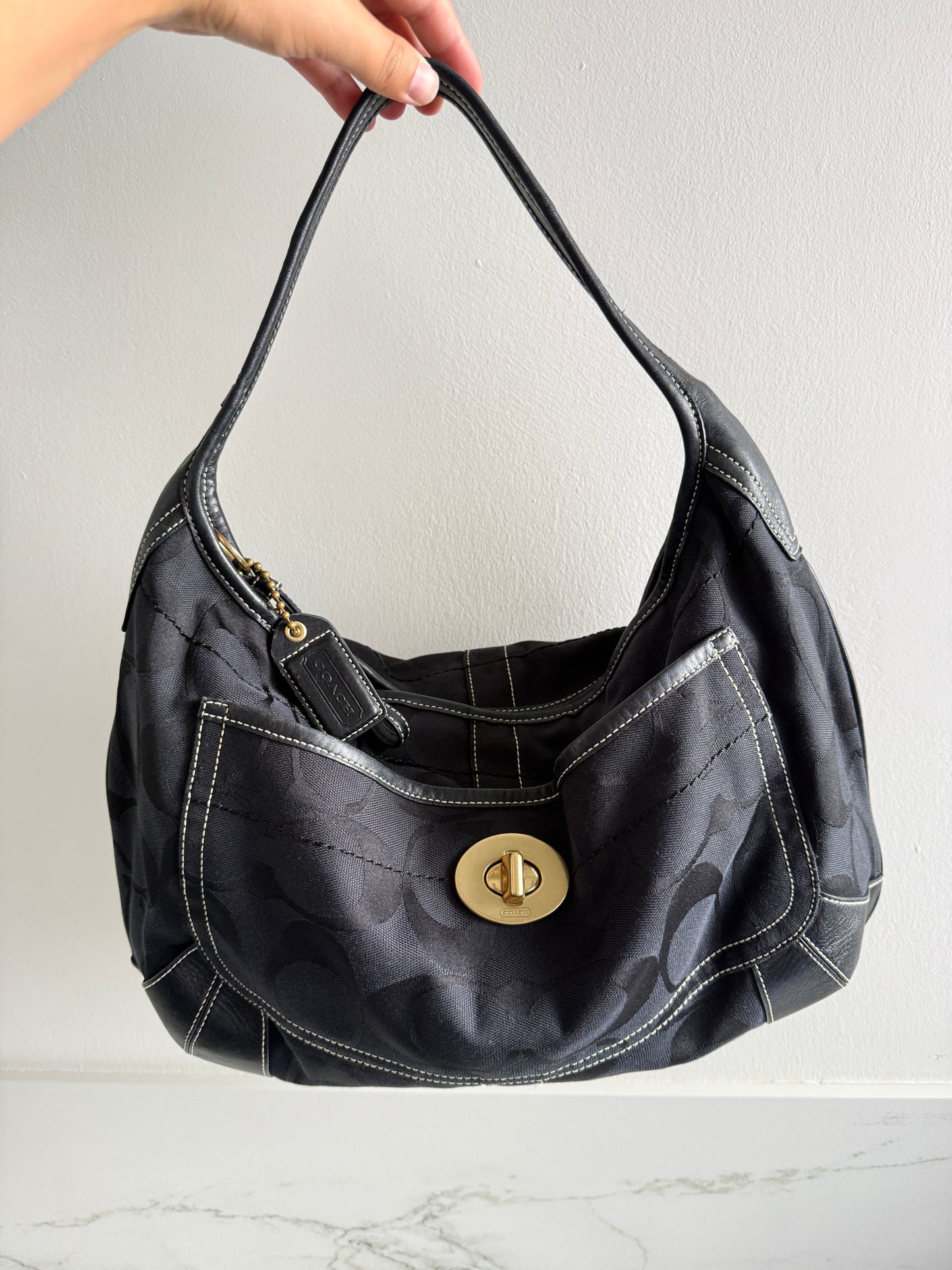 Coach Ergo Signature Hobo Shoulder Bag