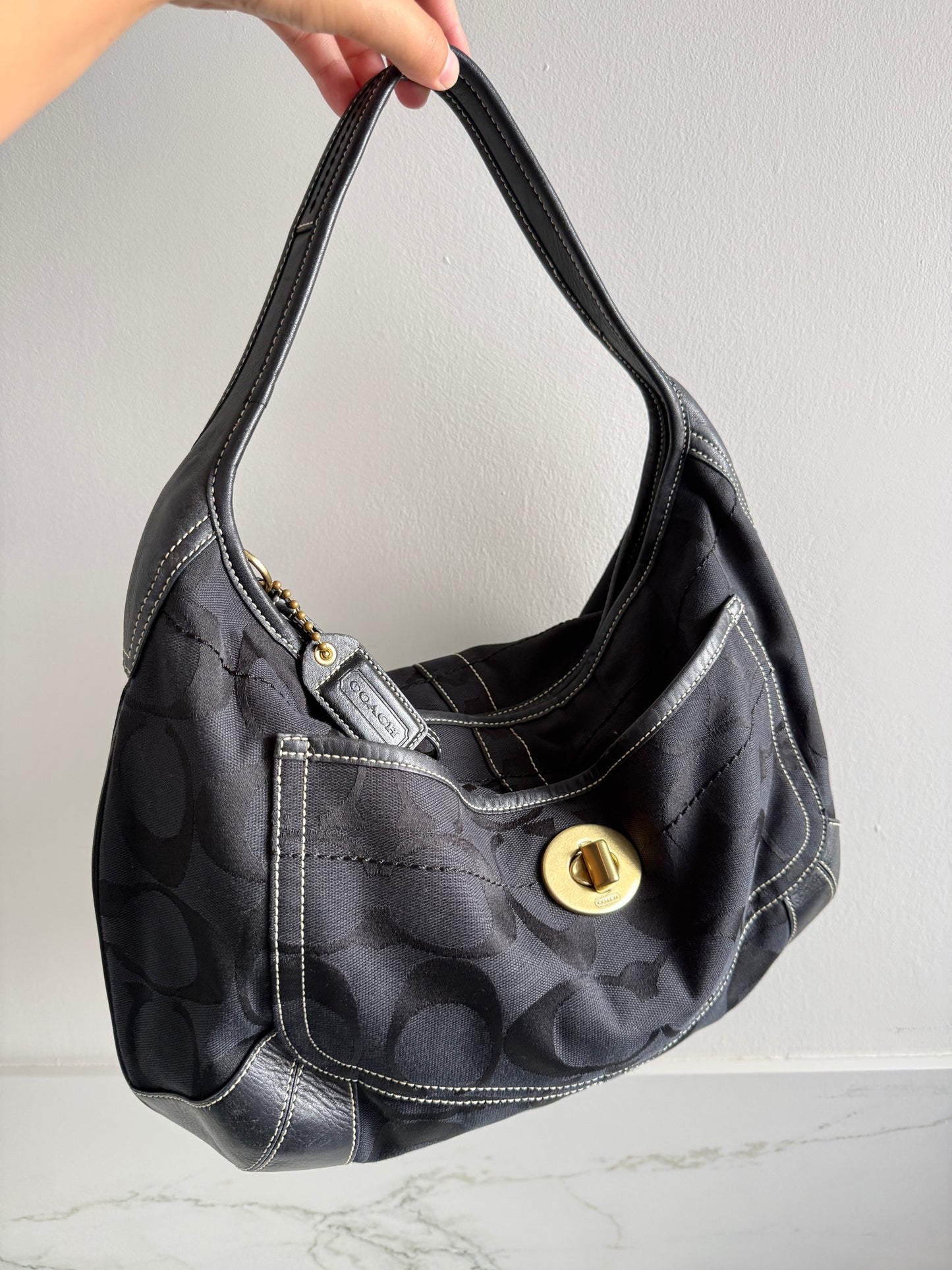 Coach Ergo Signature Hobo Shoulder Bag
