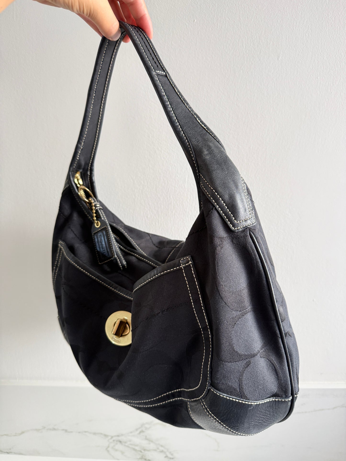 Coach Ergo Signature Hobo Shoulder Bag