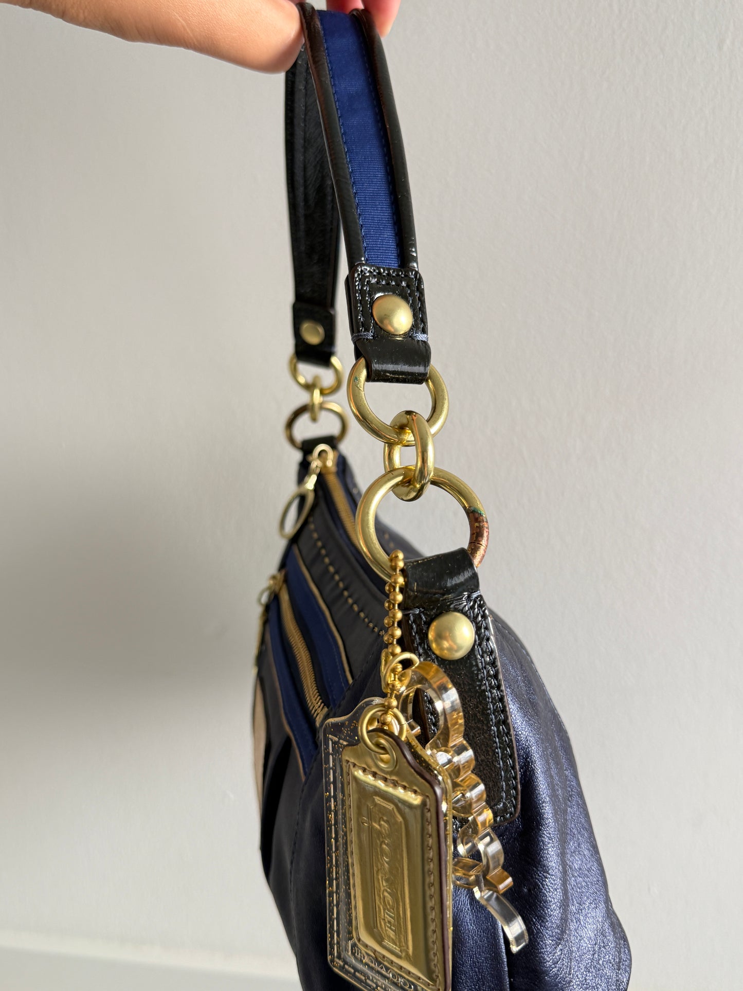Super Rare Coach Poppy Leather Shoulder Bag