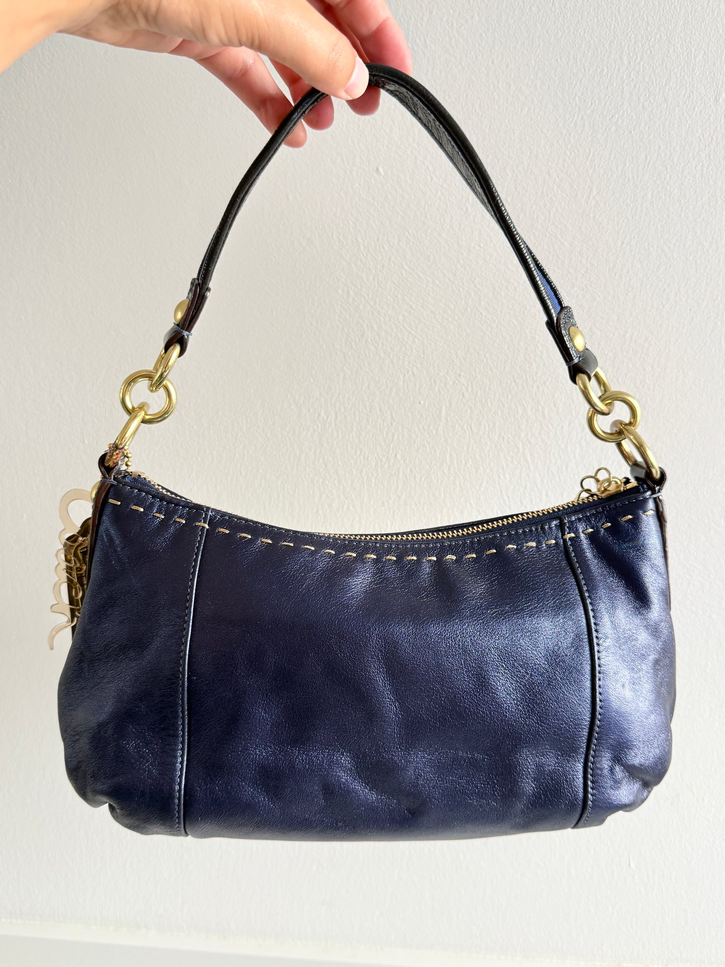 Super Rare Coach Poppy Leather Shoulder Bag