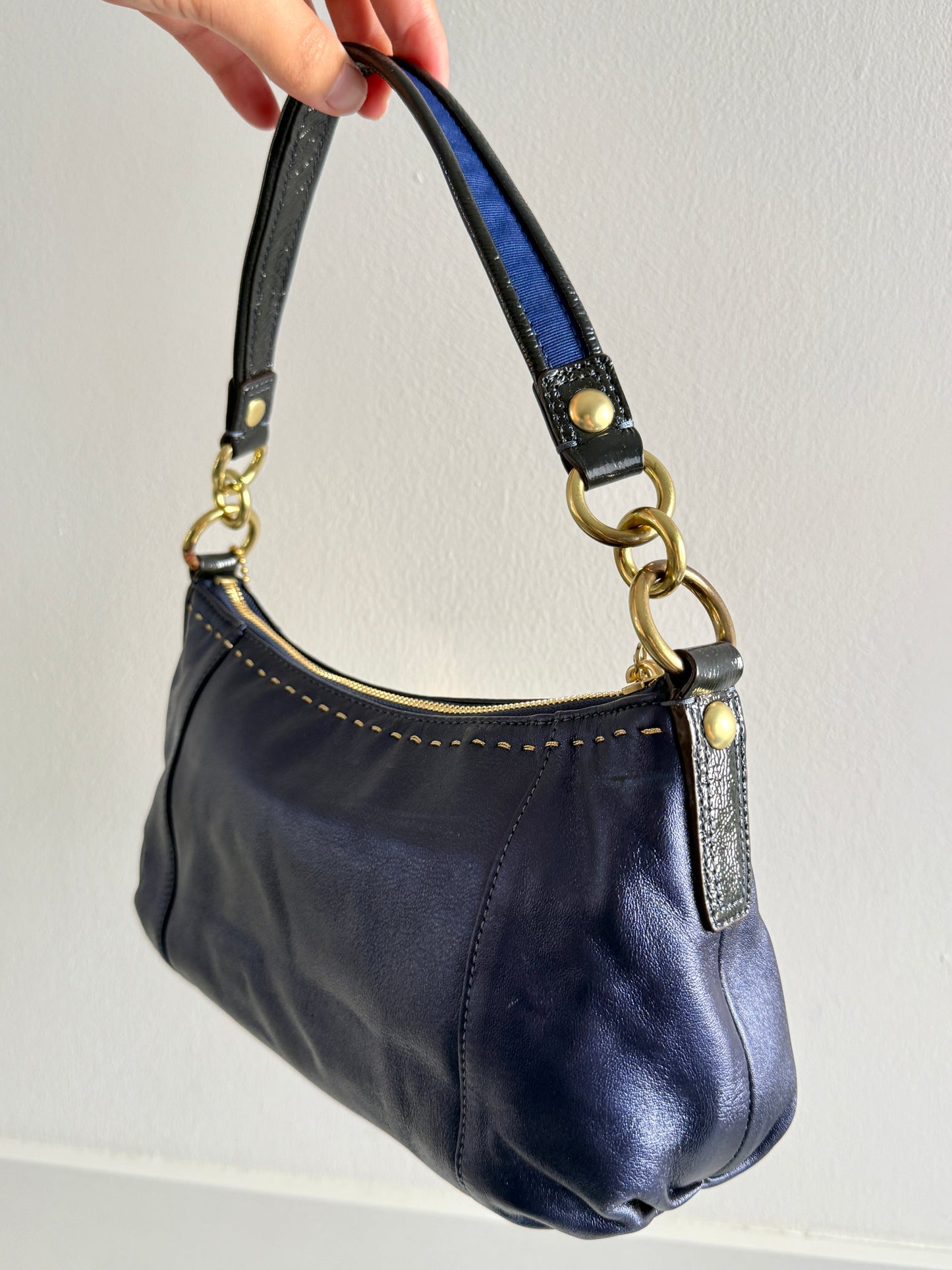 Super Rare Coach Poppy Leather Shoulder Bag