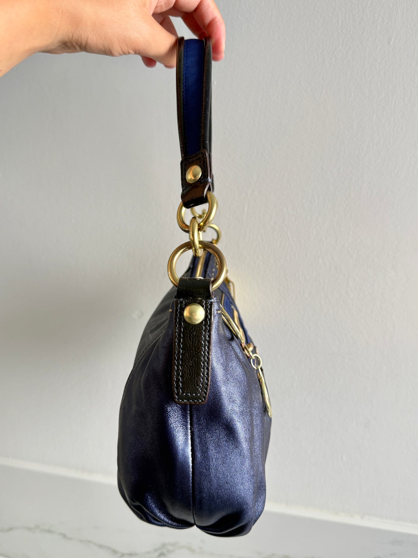 Super Rare Coach Poppy Leather Shoulder Bag