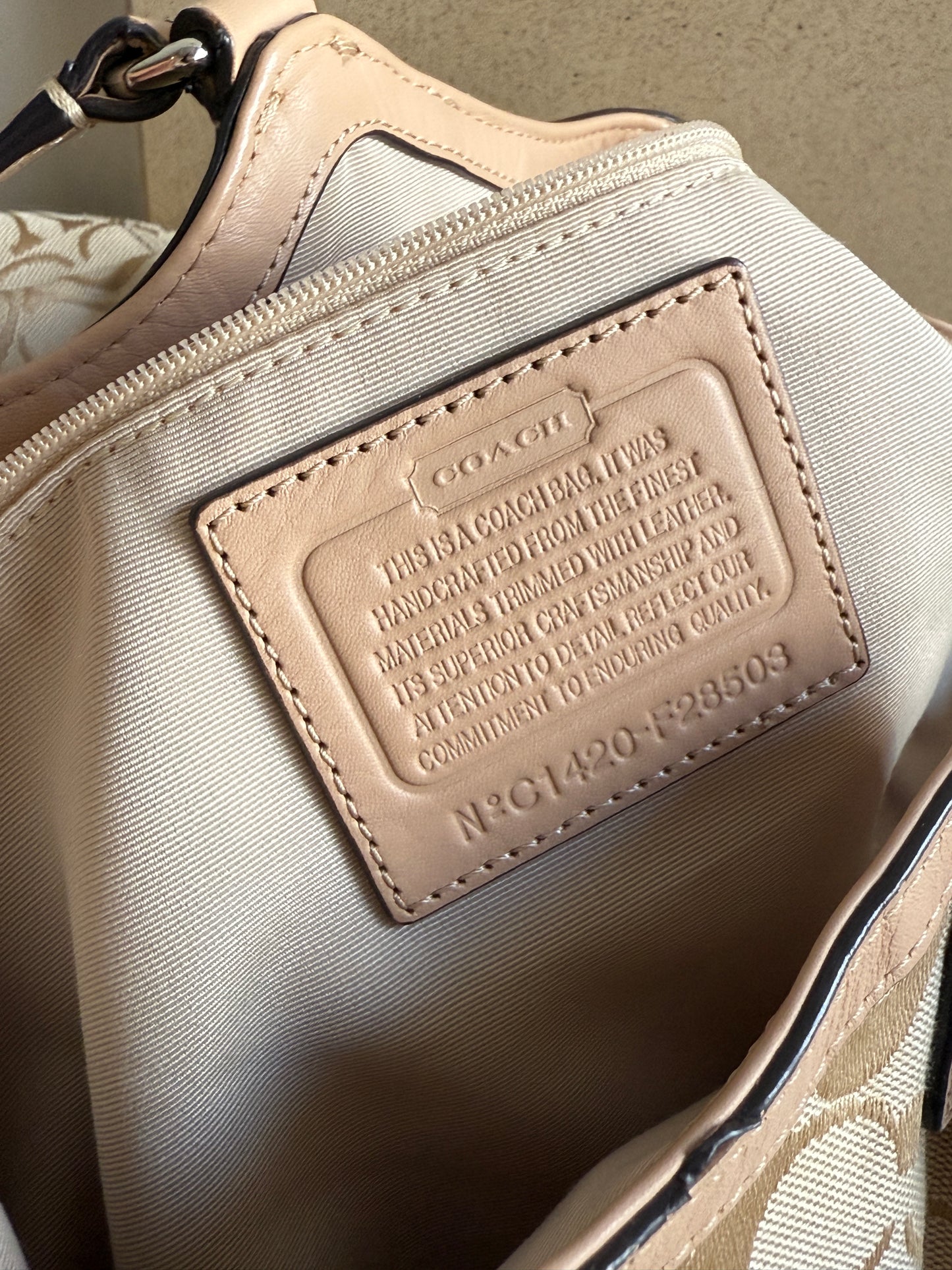 Coach Devin Signature Tote Shoulder Bag