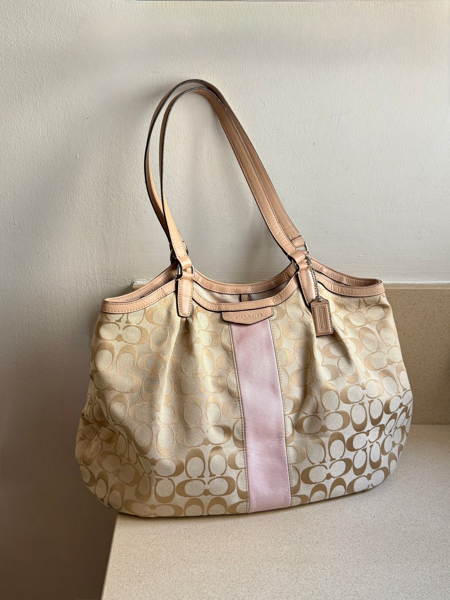Coach Devin Signature Tote Shoulder Bag