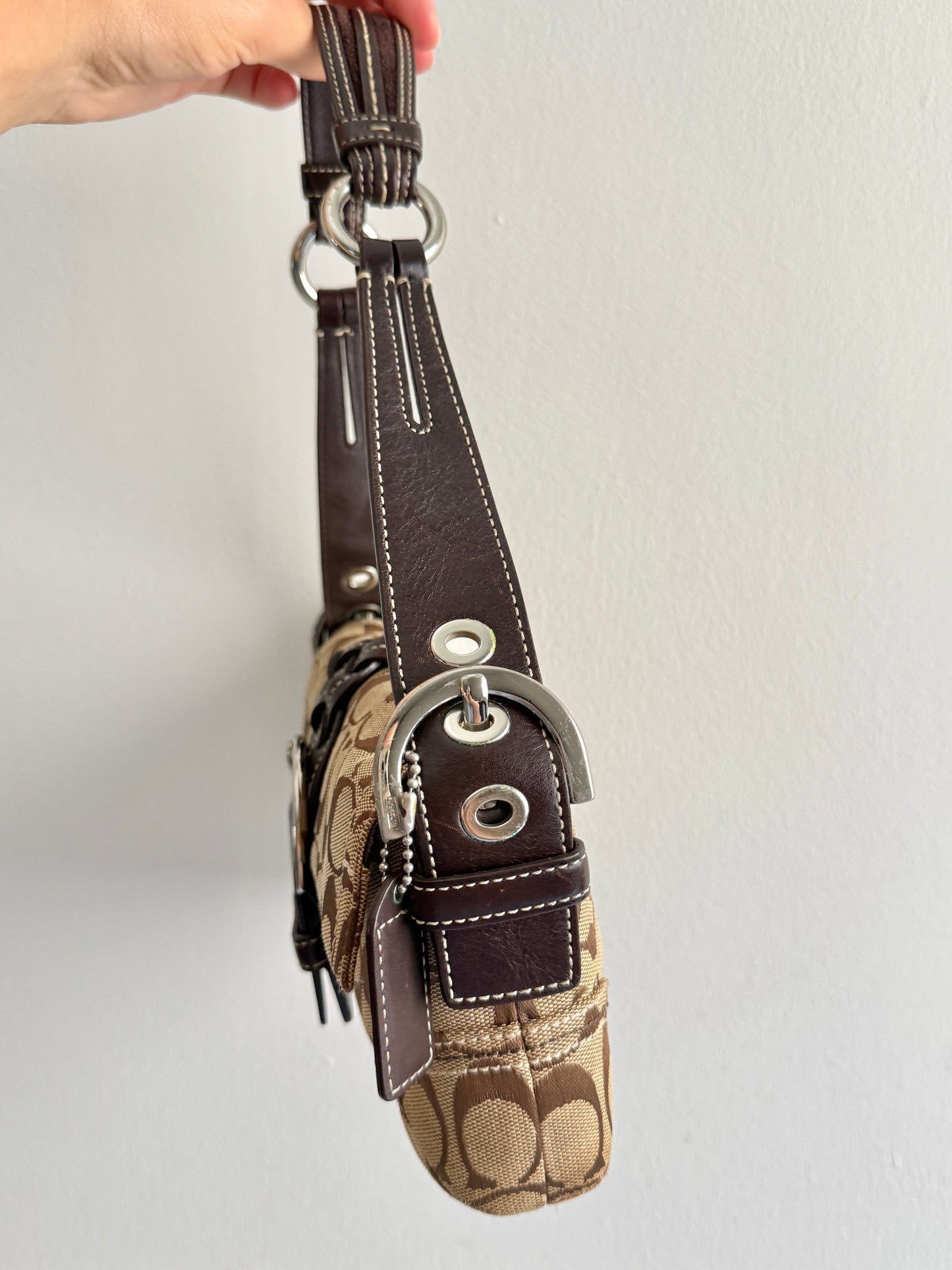 Super Rare Coach Soho Signature Shoulder Bag