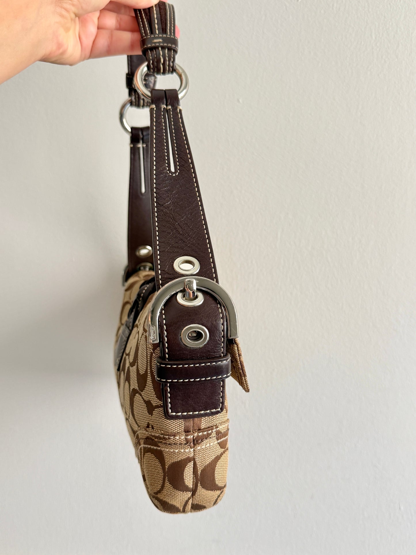 Super Rare Coach Soho Signature Shoulder Bag