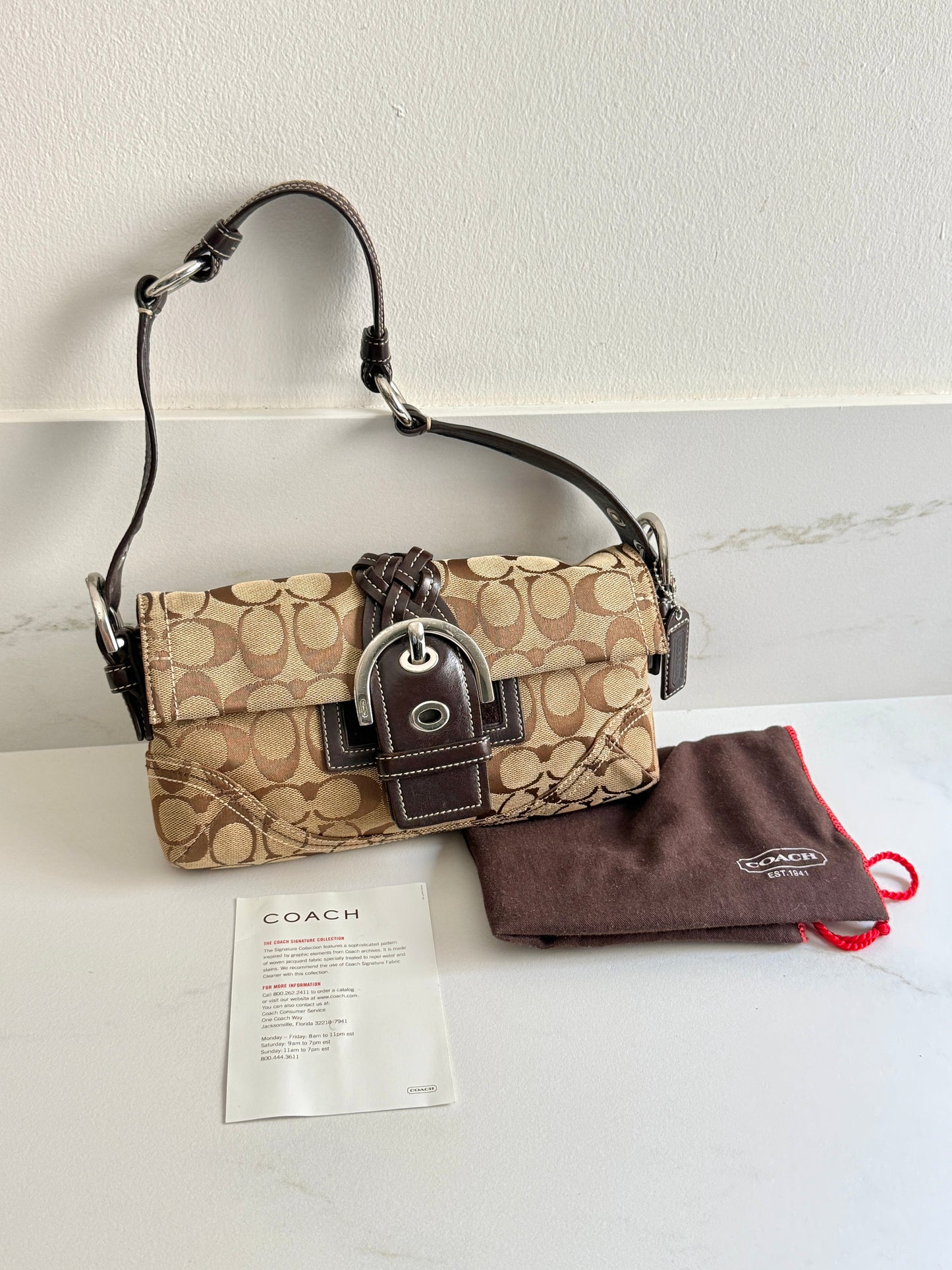 Super Rare Coach Soho Signature Shoulder Bag
