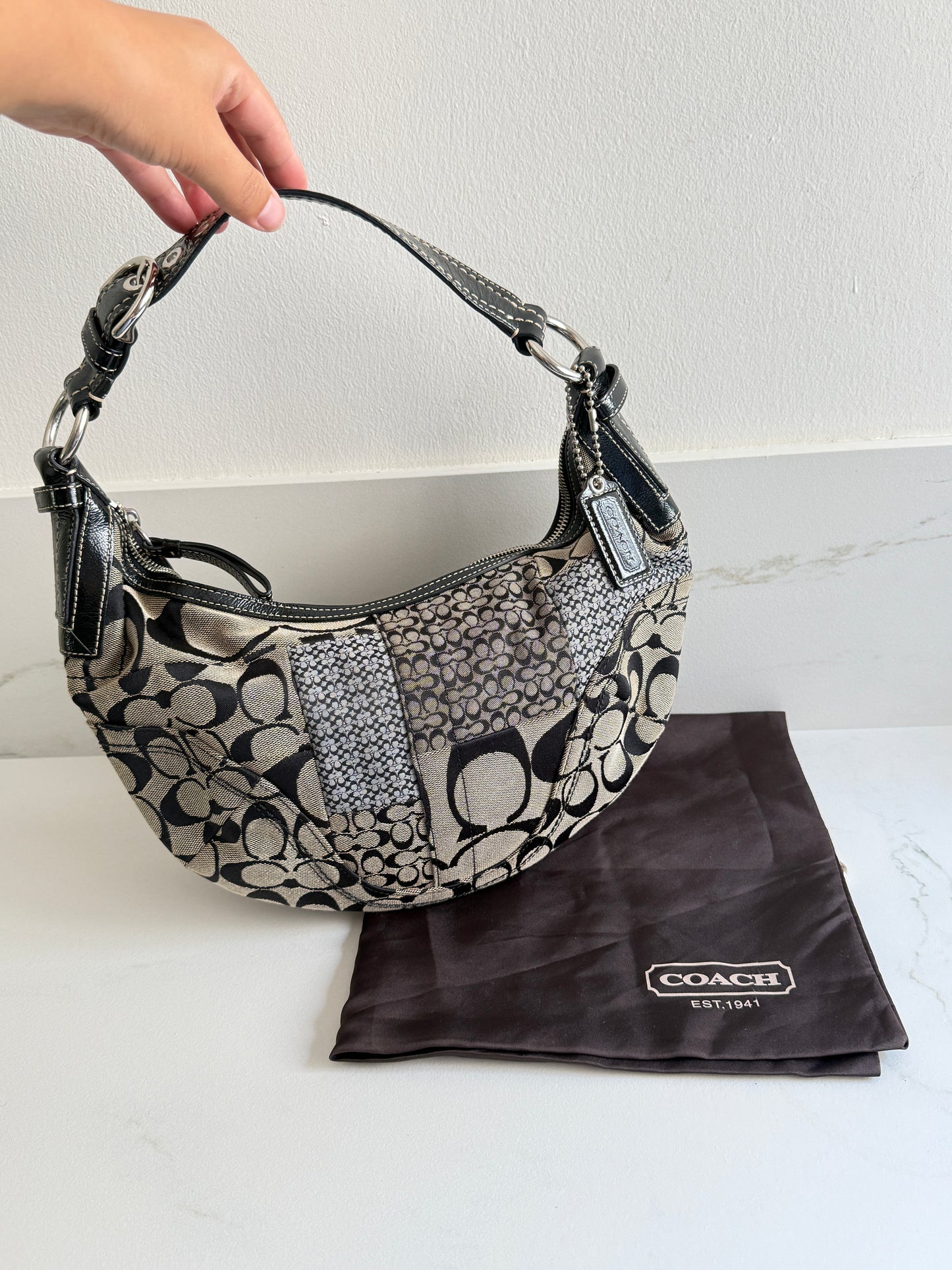 Super Rare Coach Soho Patchwork Signature Shoulder Bag