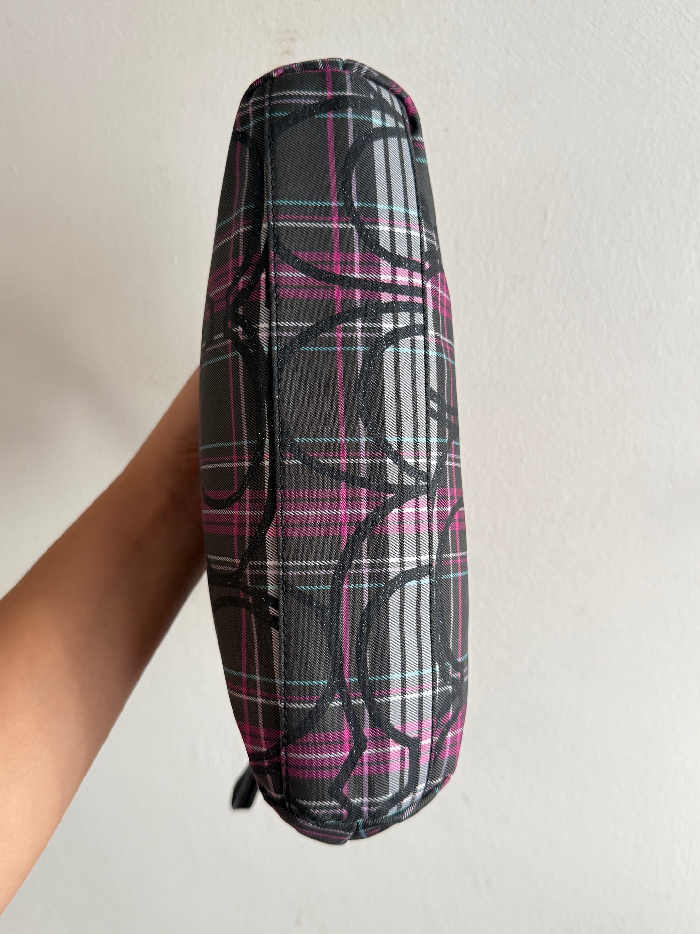 Rare Coach Poppy Plaid Shoulder Bag