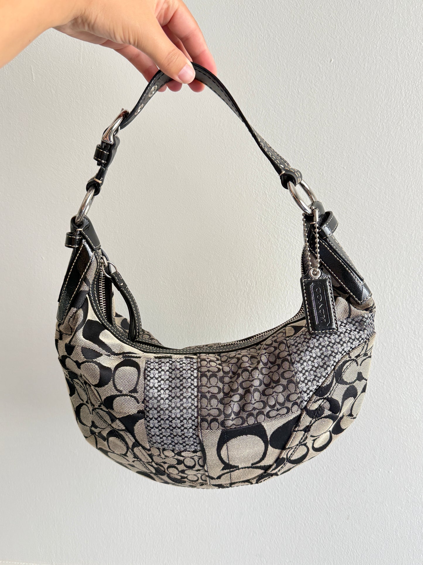 Super Rare Coach Soho Patchwork Signature Shoulder Bag