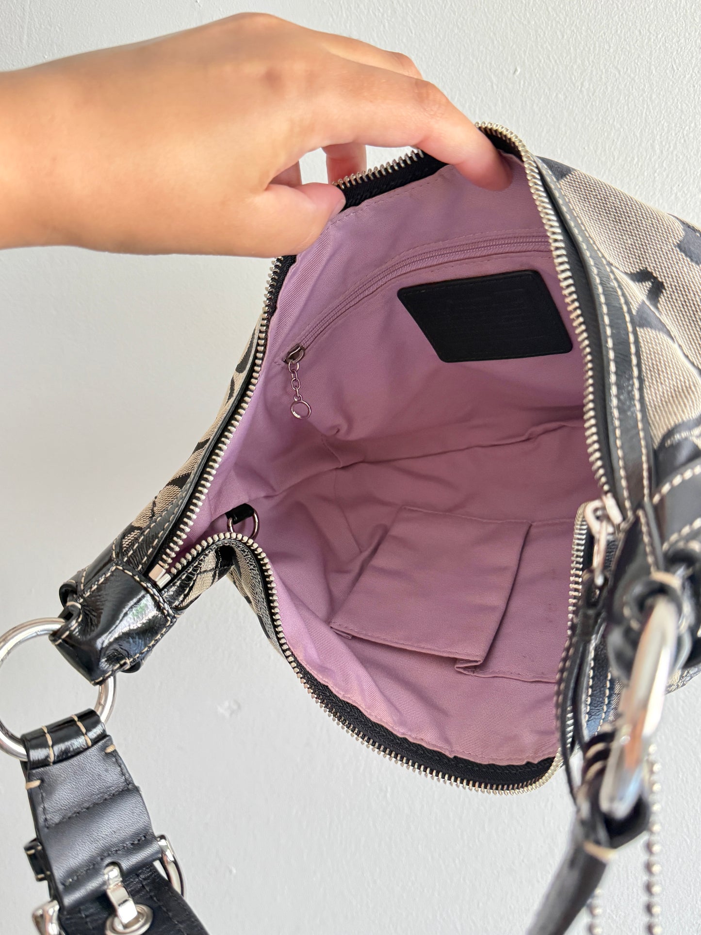 Super Rare Coach Soho Patchwork Signature Shoulder Bag