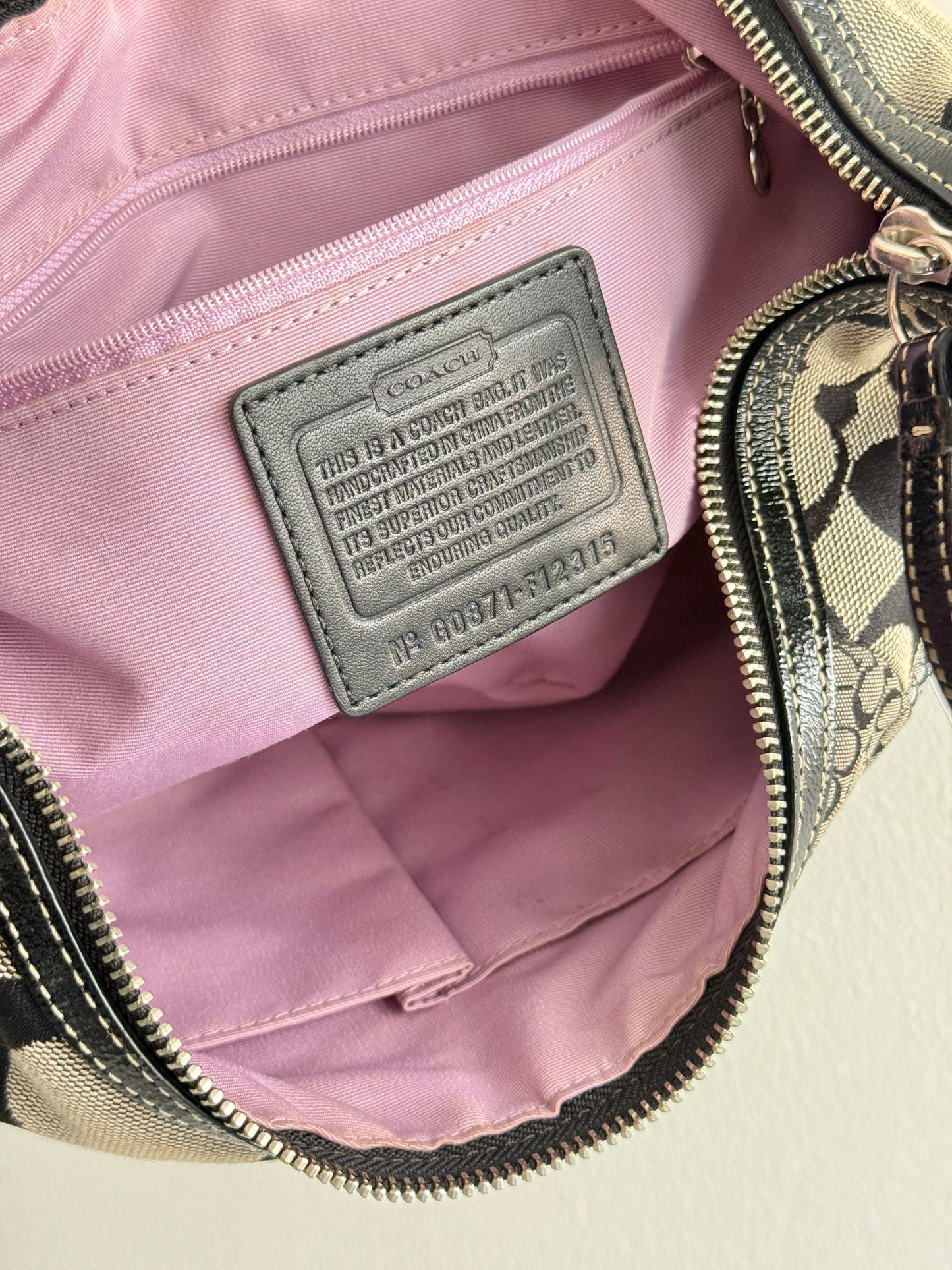 Super Rare Coach Soho Patchwork Signature Shoulder Bag