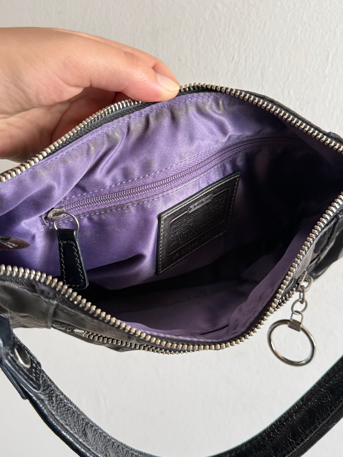 Rare Coach Poppy Signature Shoulder Bag