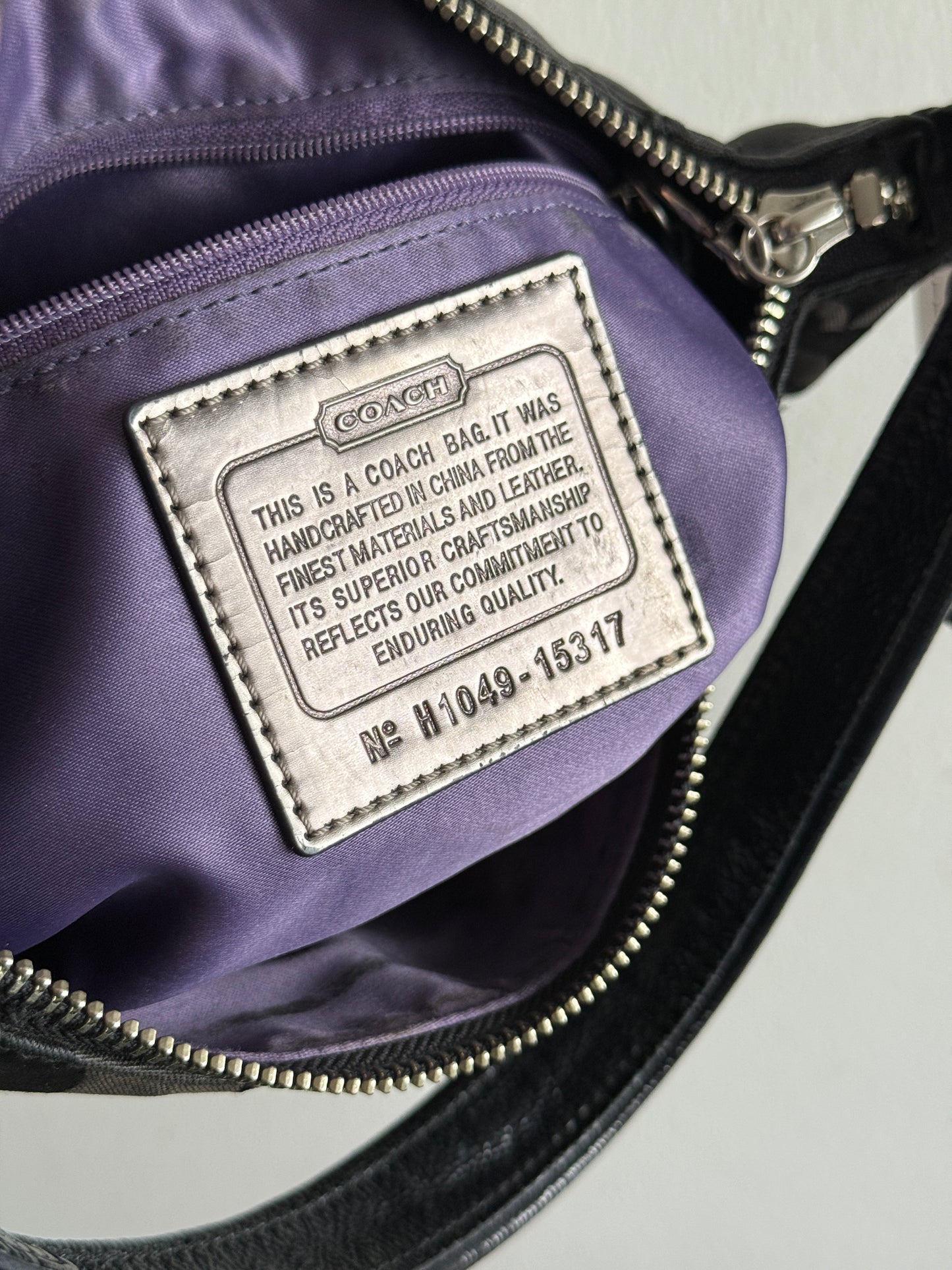 Rare Coach Poppy Signature Shoulder Bag