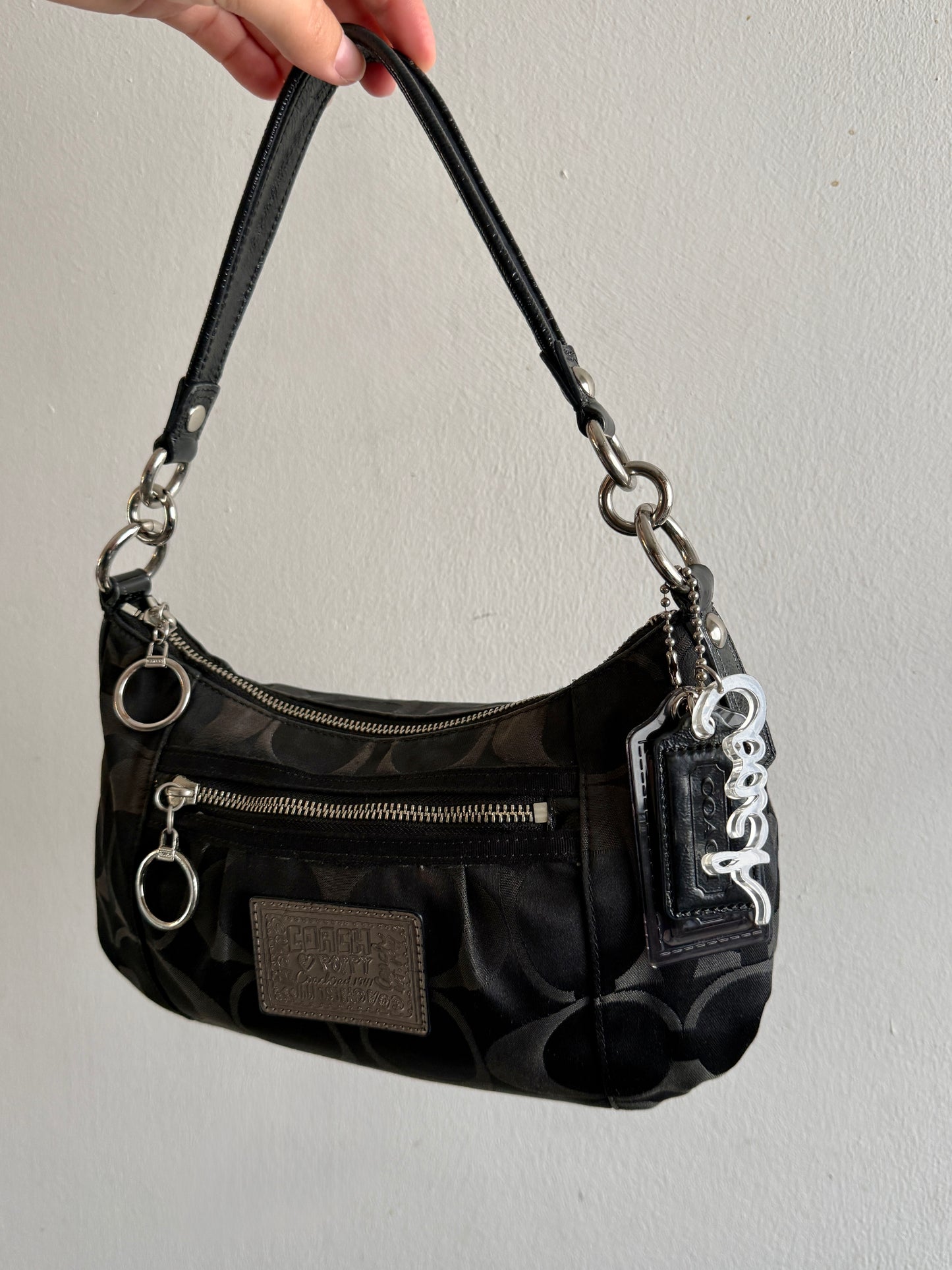 Rare Coach Poppy Signature Shoulder Bag