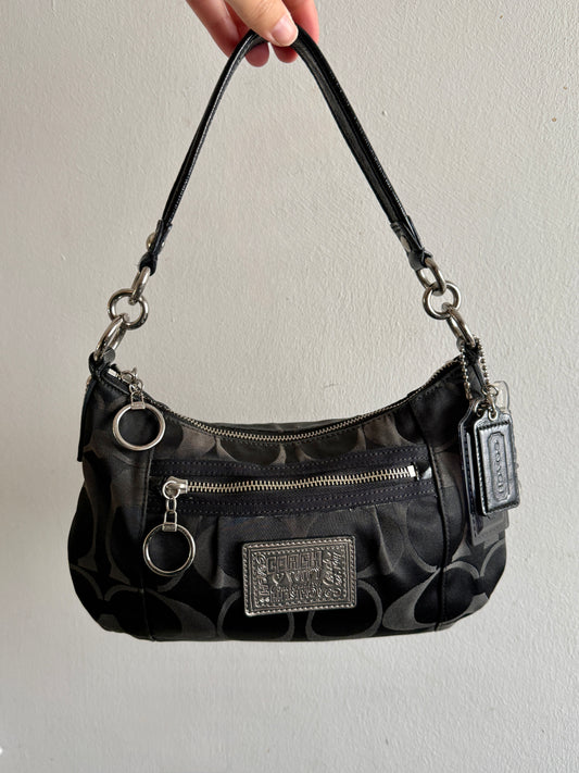 Rare Coach Poppy Signature Shoulder Bag