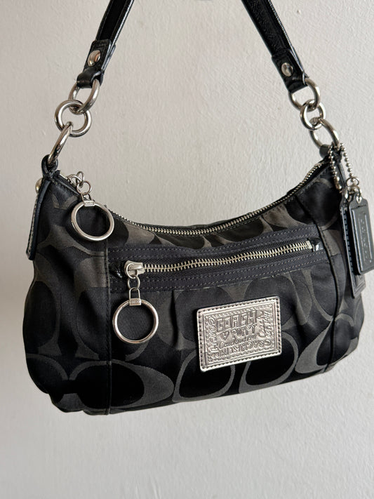 Rare Coach Poppy Signature Shoulder Bag