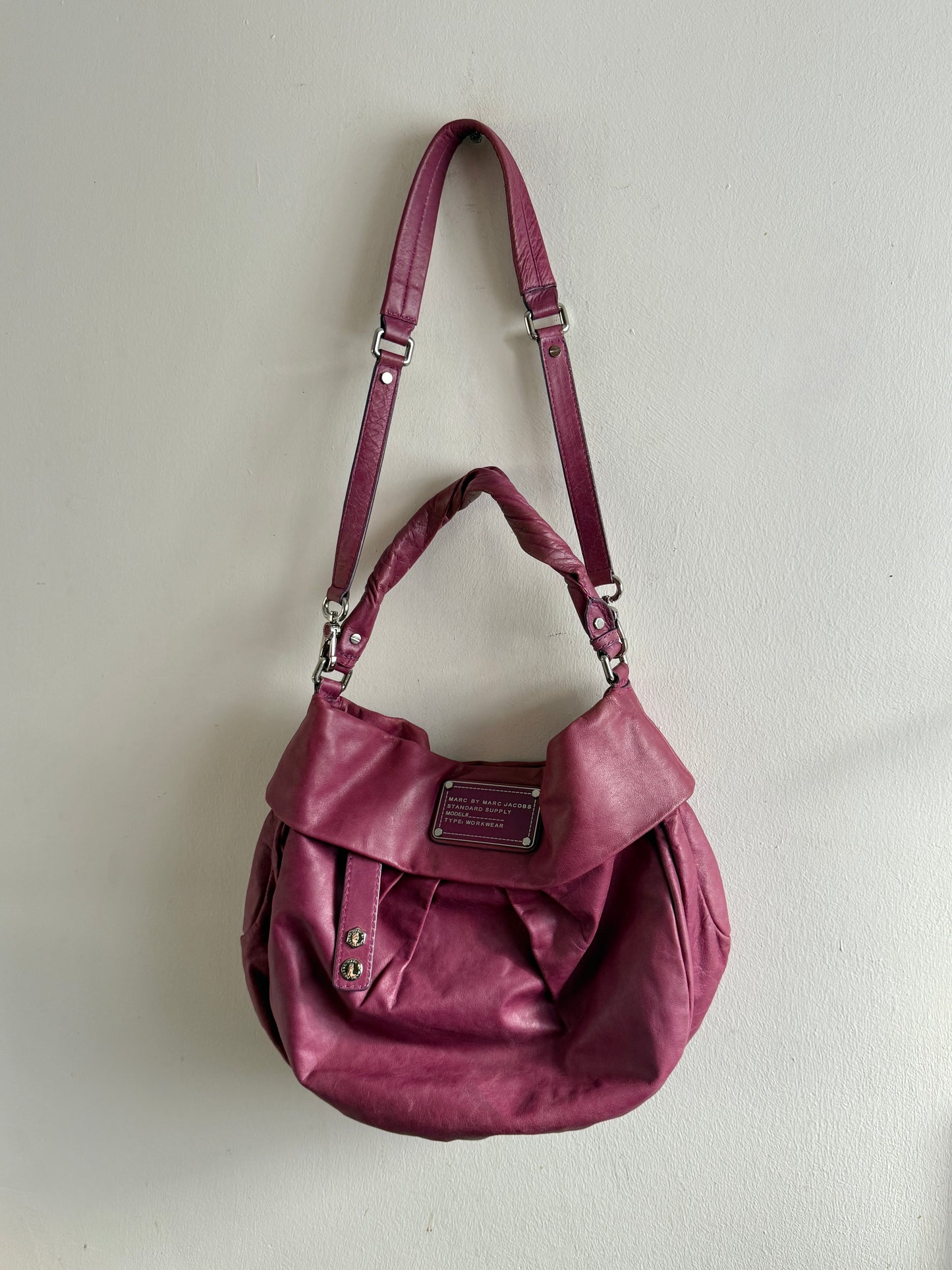 Rare MARC BY MARC JACOBS Hobo Leather Shoulder Bag