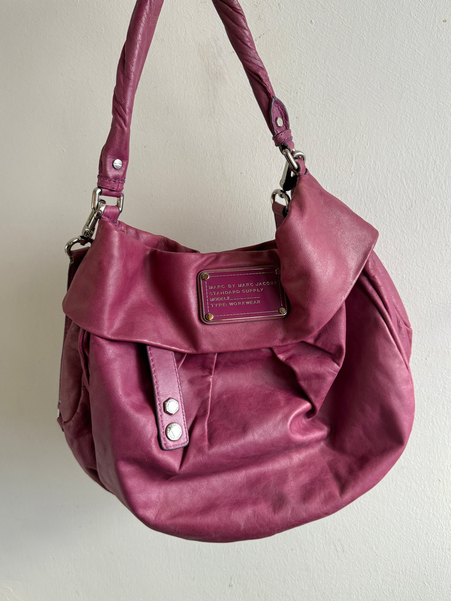 Rare MARC BY MARC JACOBS Hobo Leather Shoulder Bag