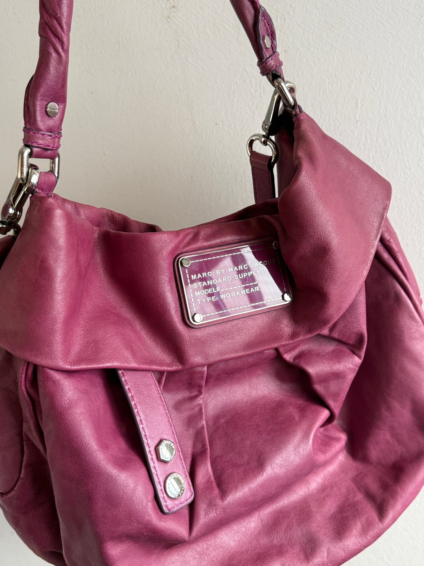 Rare MARC BY MARC JACOBS Hobo Leather Shoulder Bag