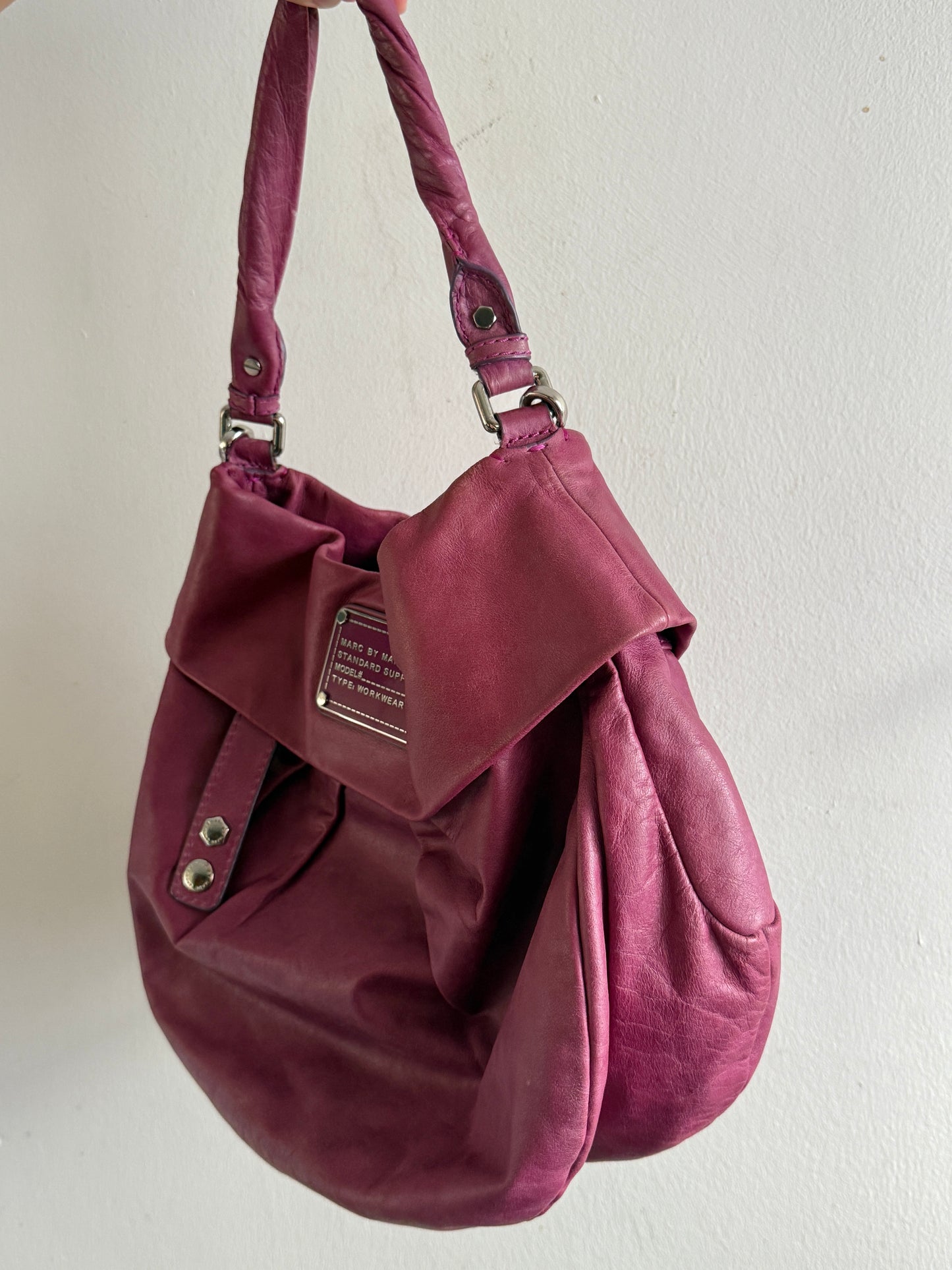 Rare MARC BY MARC JACOBS Hobo Leather Shoulder Bag