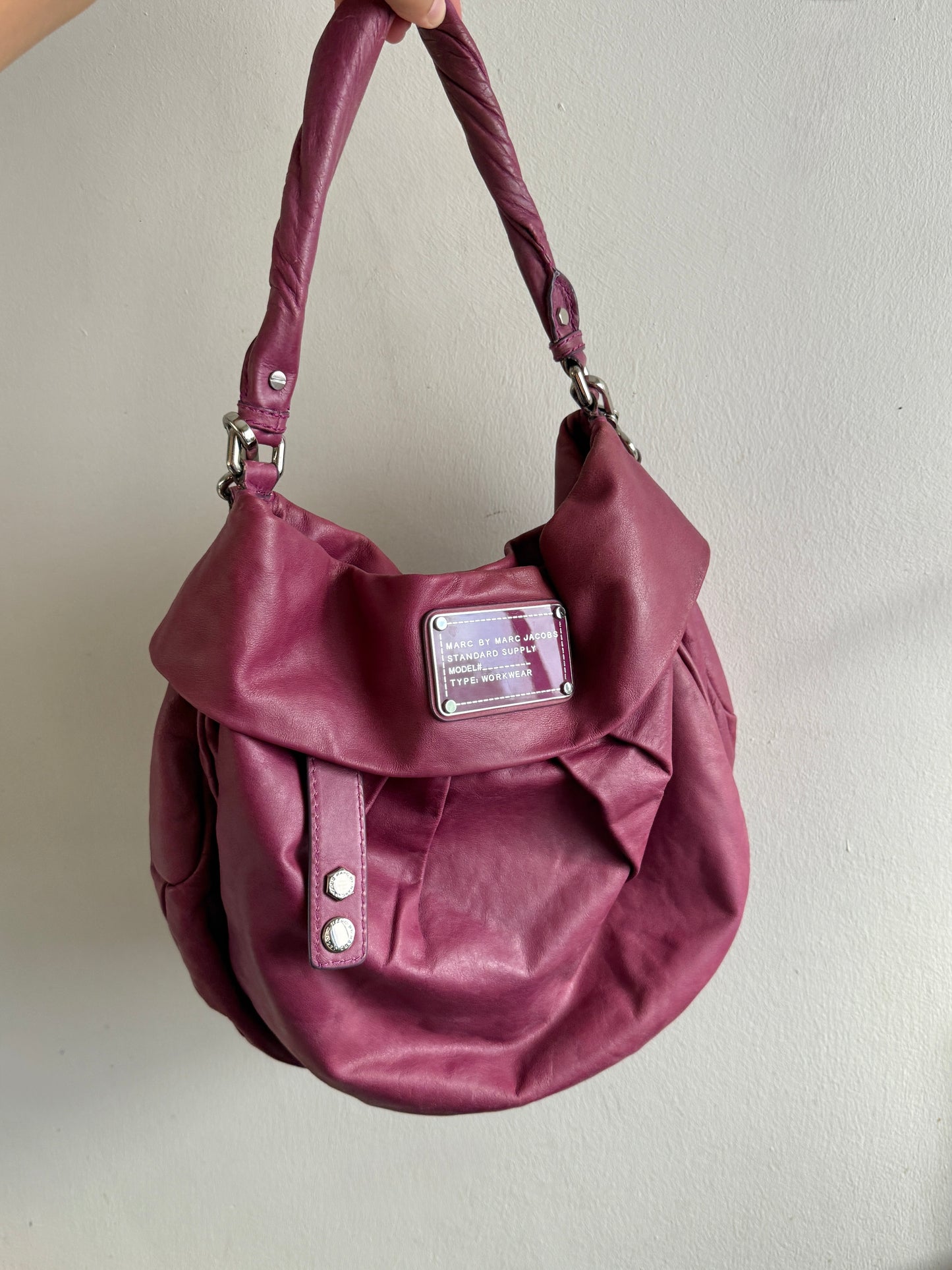 Rare MARC BY MARC JACOBS Hobo Leather Shoulder Bag