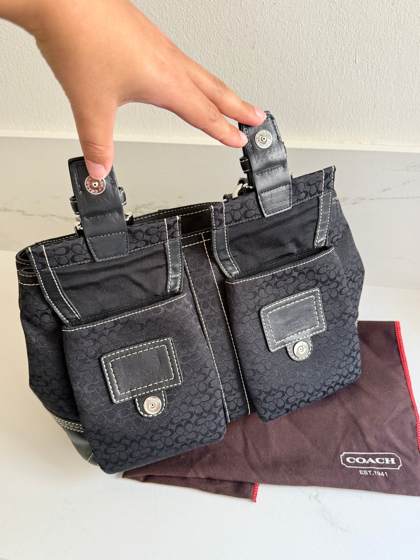 Super Rare Coach Soho Signature Shoulder Bag