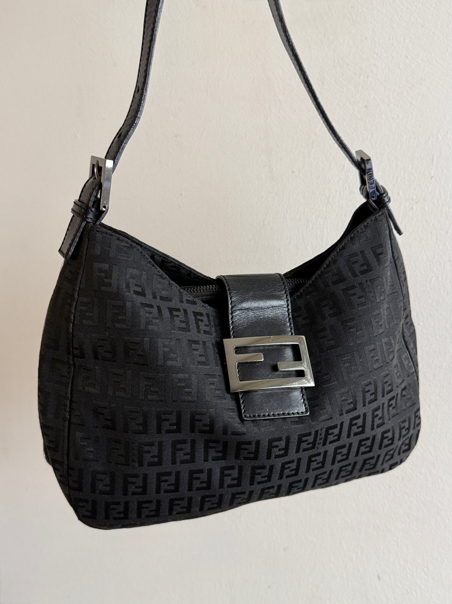 Fendi Baguette Zucca Shoulder Bag