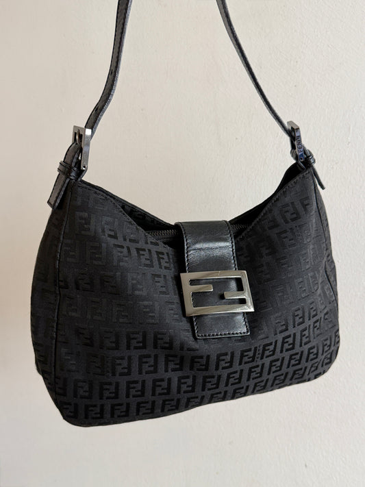 Fendi Baguette Zucca Shoulder Bag